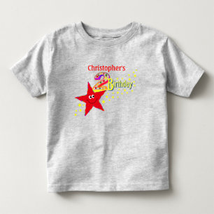 Camisa de cumpleaños 2 de Estrella Roja