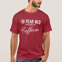 Camisa de cumpleaños 70 para hombres| Alimentado p