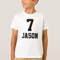 Camisa de Cumpleaños 7 + Nombre
