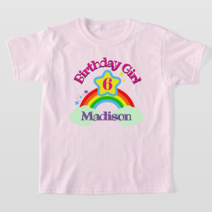 Camisa de cumpleaños arcoiris