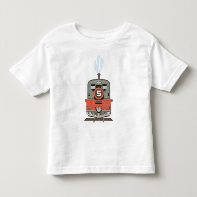 Camisa de cumpleaños - Camisa de tren (Anverso)