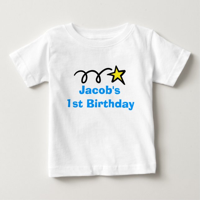 Camisa de cumpleaños de Babys | Personalizado con  (Anverso)