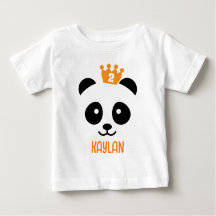 Camisa de cumpleaños del oso panda