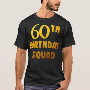 Camisa de cumpleaños número 60 para la brigada de