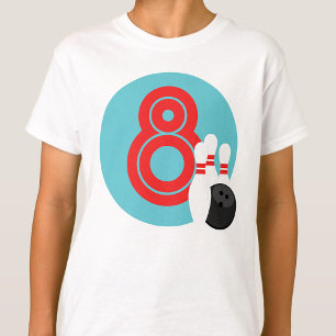 Camisa de cumpleaños para niños Bowling