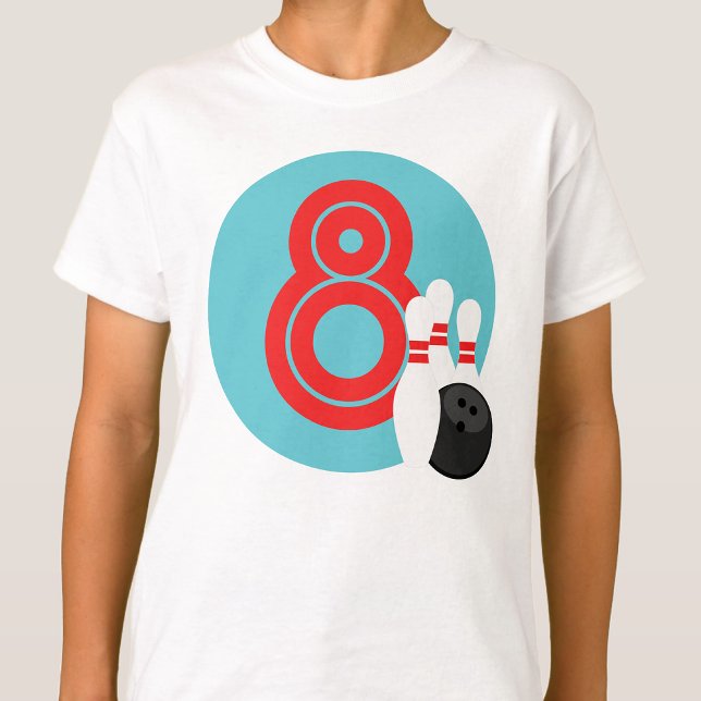 Camisa de cumpleaños para niños Bowling (Bowling birthday shirt)