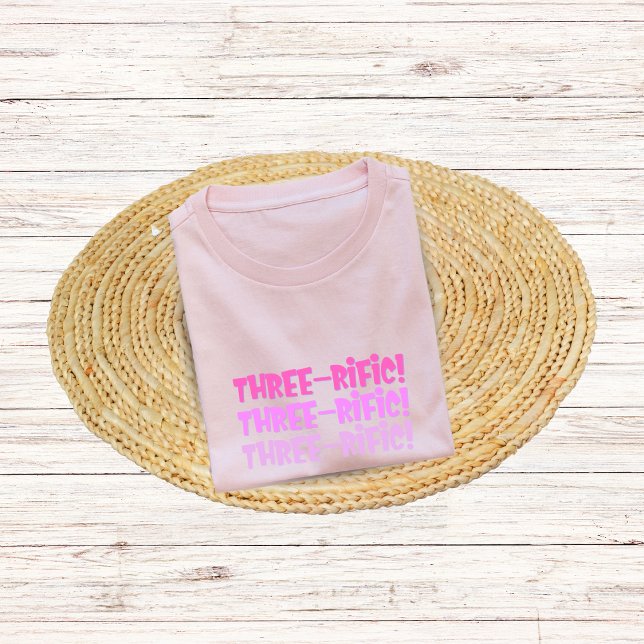 Camisa de cumpleaños para niños de tres años (Subido por el creador)