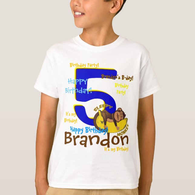 Camisa de cumpleaños personalizada (Anverso)