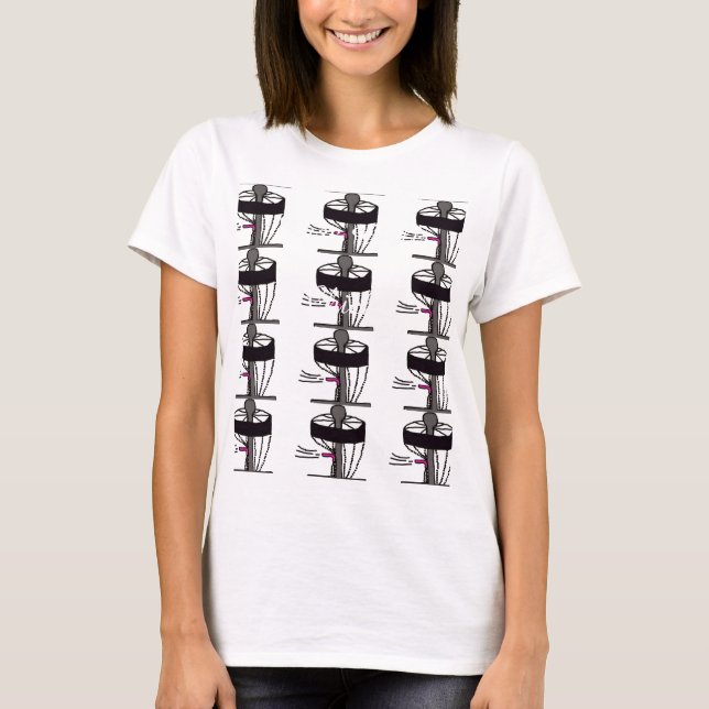 Camisa de damas de Disk Golf Chick (Anverso)