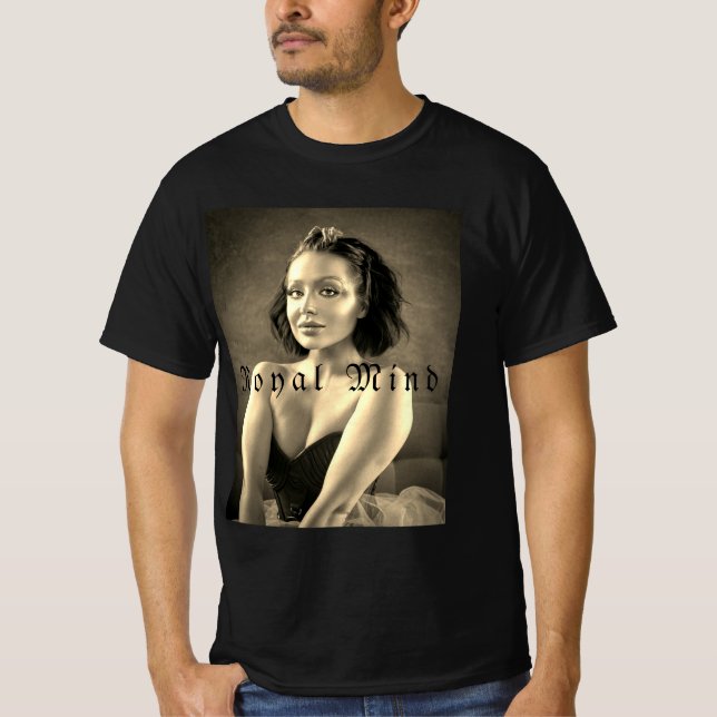 camisa de Dandiena de la mente real con cita poste (Anverso)