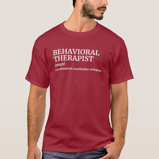 Camisa de definición de terapismo conductual para  (Anverso)