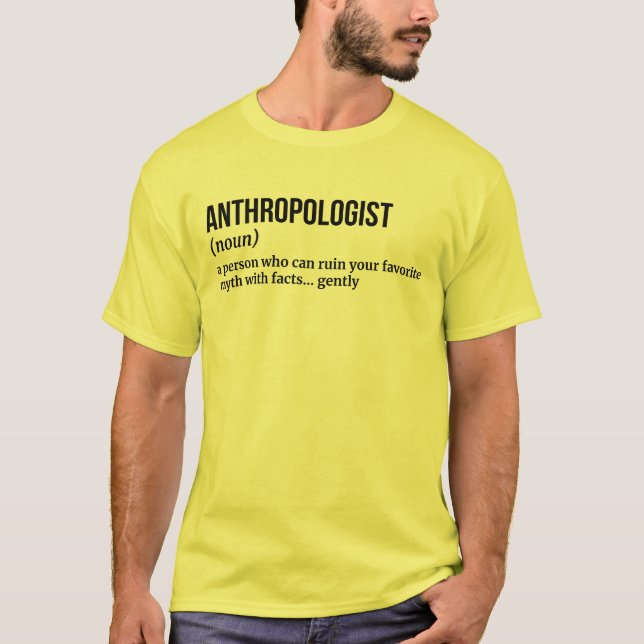 Camisa de definición divertida de grado de antropo (Anverso)