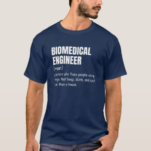 Camisa de definición divertida de ingeniero bioméd