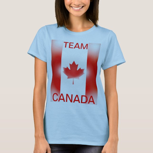 Camisa de deportes de Canadá del equipo (Anverso)