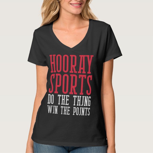 Camisa de deportes divertida (Anverso)