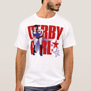Camisa de Derby del rodillo del Si LenceHer