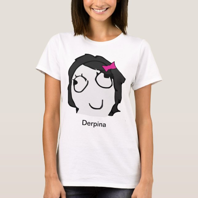 Camisa de Derpina Meme (negro) (Anverso)