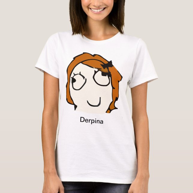 Camisa de Derpina Meme (rojo) (Anverso)