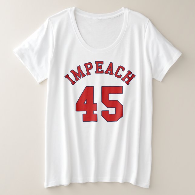 Camisa de destitución de Trump 45 (Anverso del diseño)