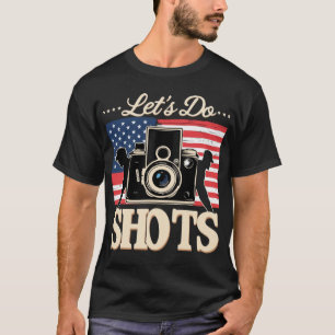 Camisa de día de fotógrafo de diseño único