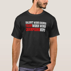 Camisa de Día de Juego, Talento gana equipo de jue