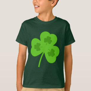 CAMISA DE DÍA DE SAN PATRICIO HOJA VERDE TRÉBOL