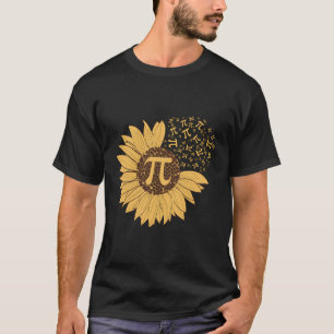 Camisa De Día Pi - Matemática De Número De Girasol
