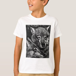 Camisa de dibujo de pie de incógnita