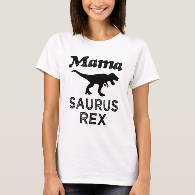 Camisa de Dino de la mamá de las mujeres de mamá (Anverso)