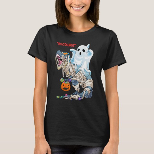 Camisa de Dinosaurio en bicicleta fantasma - Zombi (Anverso)