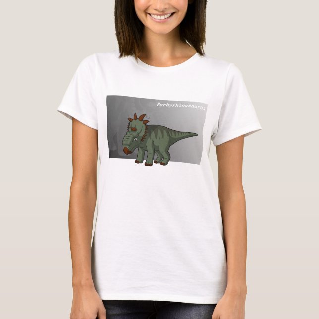 Camisa de Dinosaurio Pachyrhinosaurus (Anverso)