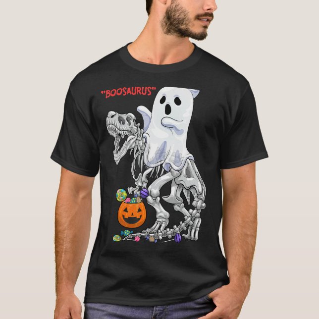 Camisa de Dinosaurios en bicicleta de fantasma - C (Anverso)