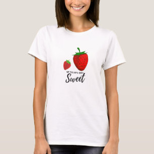 Camisa de diseño de fresa, camiseta de impresión e