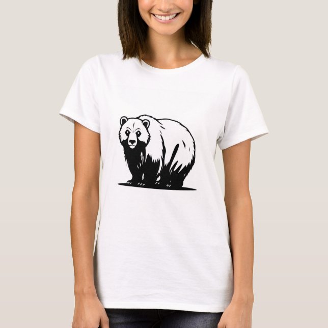 camisa de diseño de oso 2 (Anverso)