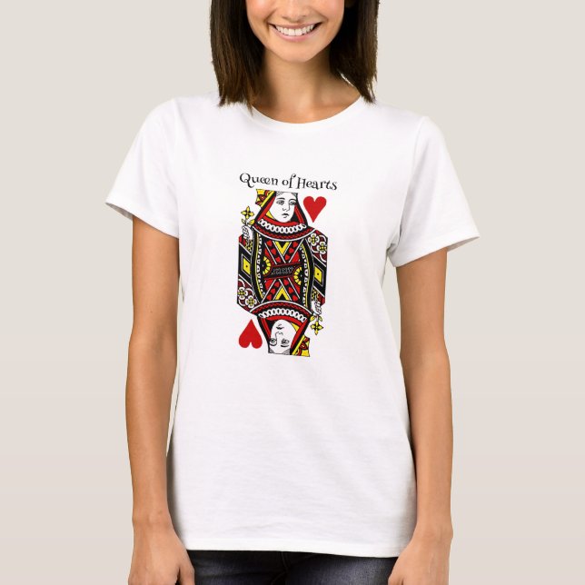 Camisa de diseño de Reina de Corazones (Anverso)