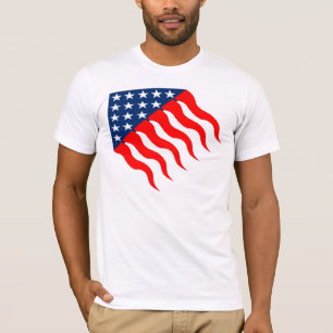Camisa de diseño estadounidense