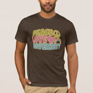 Camisa de DIVERSIDAD DE AMOR DE LA PAZ - elegir es
