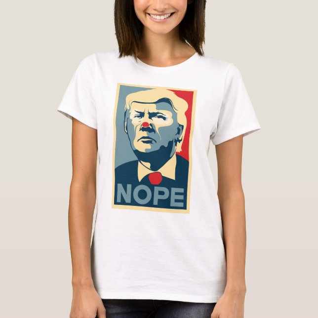 Camisa de Donald Trump "NOPE" (Anverso)