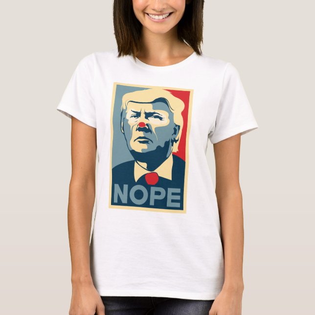 Camisa de Donald Trump "NOPE" (Anverso)