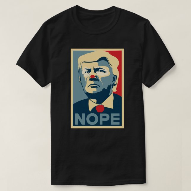 Camisa de Donald Trump "NOPE" (Diseño del anverso)
