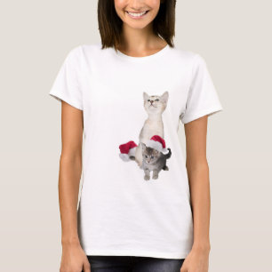 Camisa de dormir del navidad del gatito