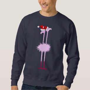 Camisa de dos flamencos del navidad