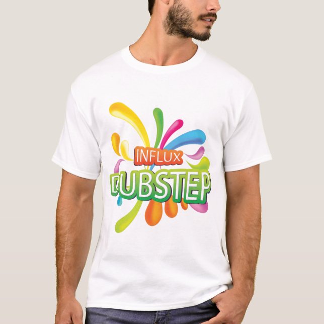 Camisa de Dubstep de la afluencia (Anverso)