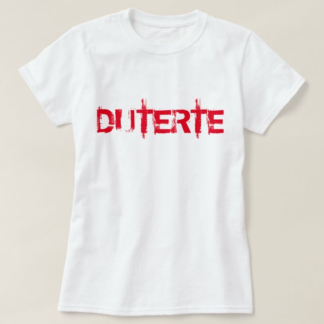 CAMISA DE DUTERTE (Diseño del anverso)