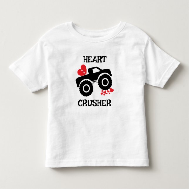Camisa de El día de San Valentín de niño que cruza (Anverso)