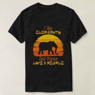 Camisa de elefante, camiseta de elefante lindo, co