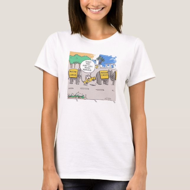 Camisa de elefante personalizado de la línea Taxi (Anverso)