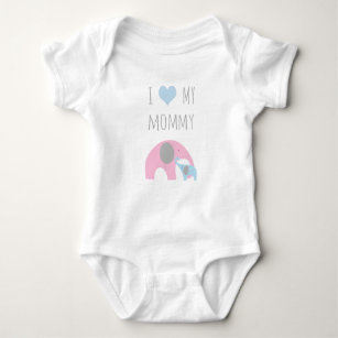 Camisa de elefantes madre e hijo - Amo a mi mamá