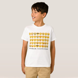 Camisa de emoji para niños