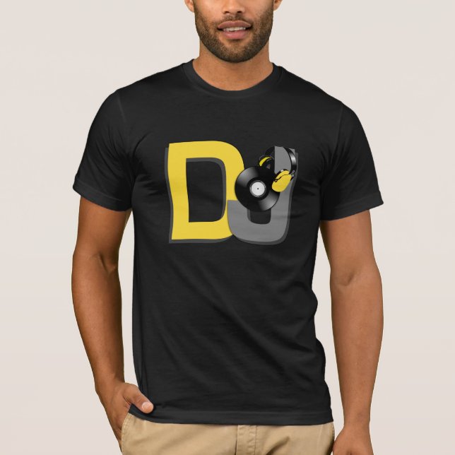 Camisa de encargo de DJ - elija el estilo y el (Anverso)